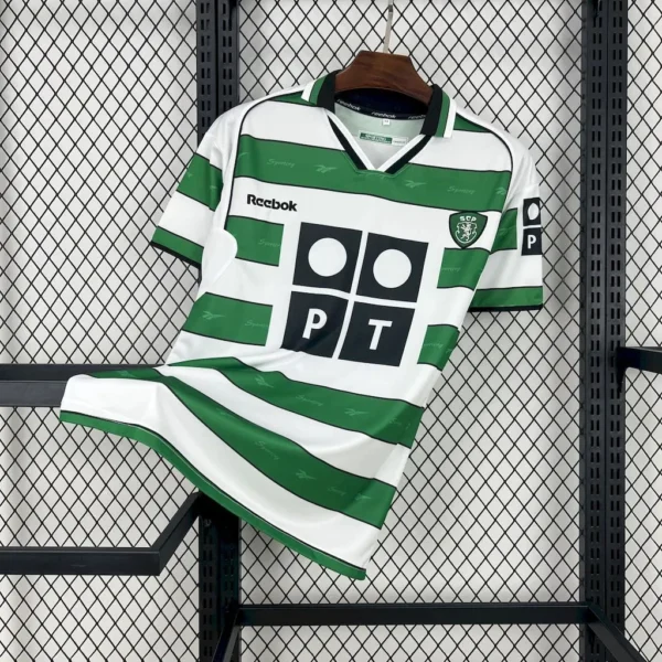 gjierjgeigi Camisa Sporting Lisboa Home 2000/2001 - Imagem 1
