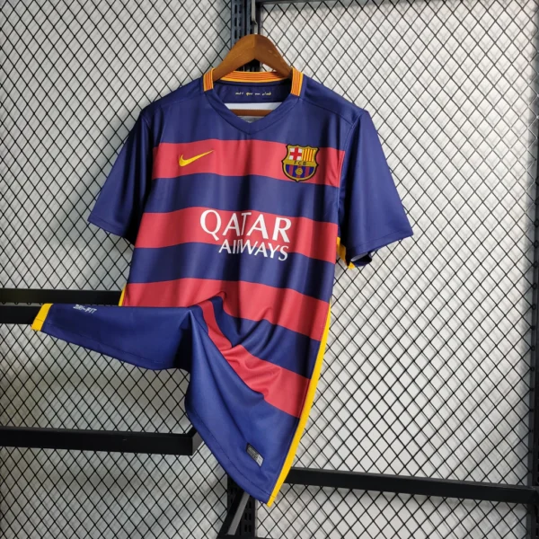 hlulslnegnenjkgnnjg Camisa Retrô Barcelona Home 2015/2016 Nike - Imagem 2