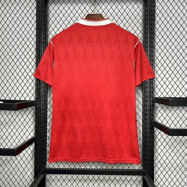 ifrejiewio Camisa Retrô Sevilla Home 1991/1992 Maradona 10 Vermelha - Imagem 6