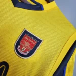 Camisa Retrô Arsenal Away 1999/2000 Nike Amarela - Imagem 3