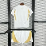 Kit Conjunto Infantil Crianças Camisa e Calção Al Nassr Third Ronaldo 7 Branco 24/2025 Adidas - Imagem 6