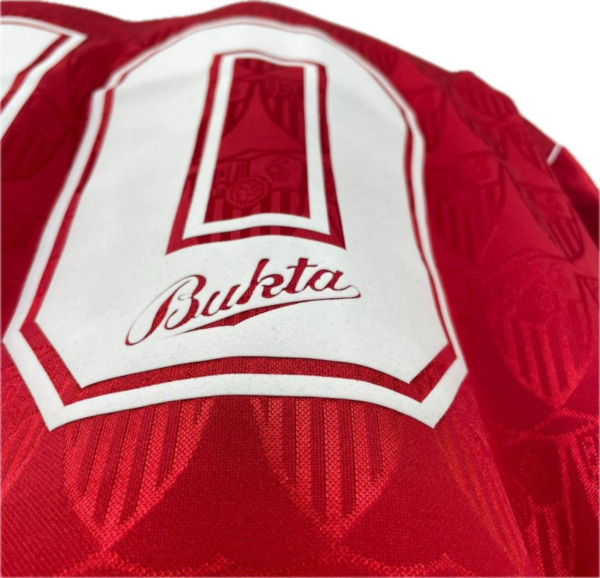 jrevgjçei Camisa Retrô Sevilla Home 1991/1992 Maradona 10 Vermelha - Imagem 10
