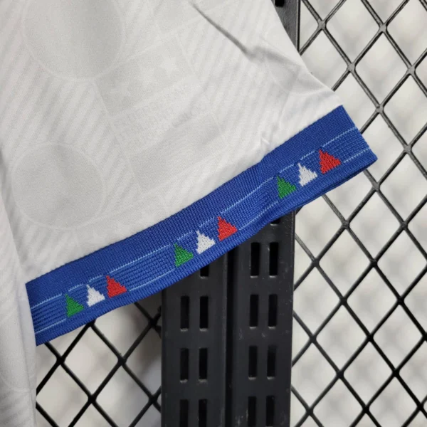 kasjkfka Camisa Retrô Clássica Seleção Itália Away 1994 Diadora Branca - Imagem 4