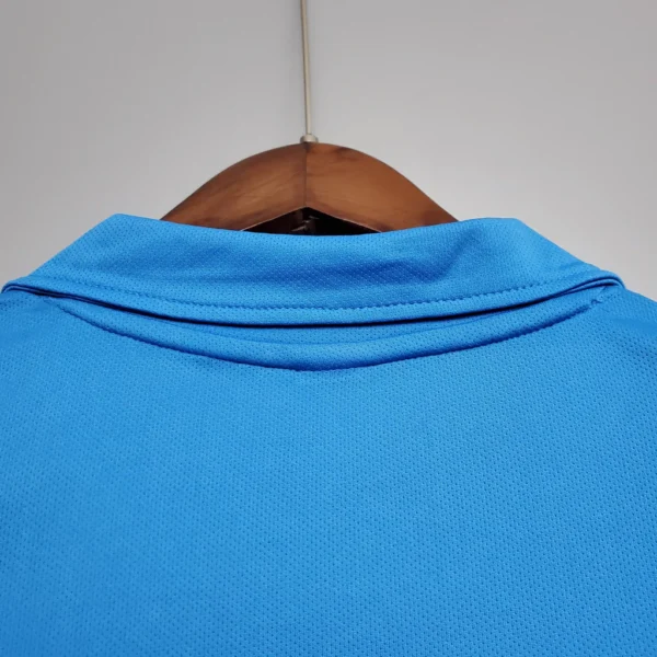 m6ynyjtbrgefwd Camisa Retrô Napoli Home 1987/1988 Maradona 10 Azul - Imagem 6