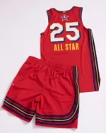 Kit Camisa Regata e Bermuda Basquete NBA All-Star Game 2025 Jordan Vermelha - Imagem 2