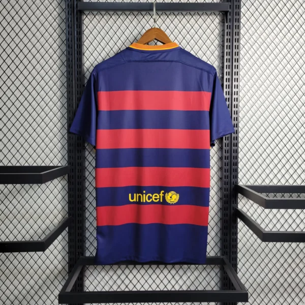 nfeknfkengk Camisa Retrô Barcelona Home 2015/2016 Nike - Imagem 5