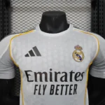 Camisa Real Madrid Home Versão Jogador 2025/2026 Adidas Branca - Imagem 18