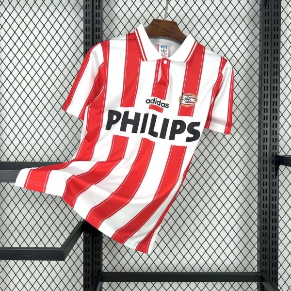 oijgrejiogioe Camisa Retrô PSV Home 1994/1995 Ronaldo 9 Adidas Vermelha - Imagem 1