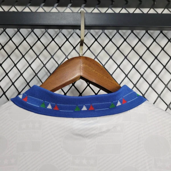 svjljlslvlle Camisa Retrô Clássica Seleção Itália Away 1994 Diadora Branca - Imagem 2