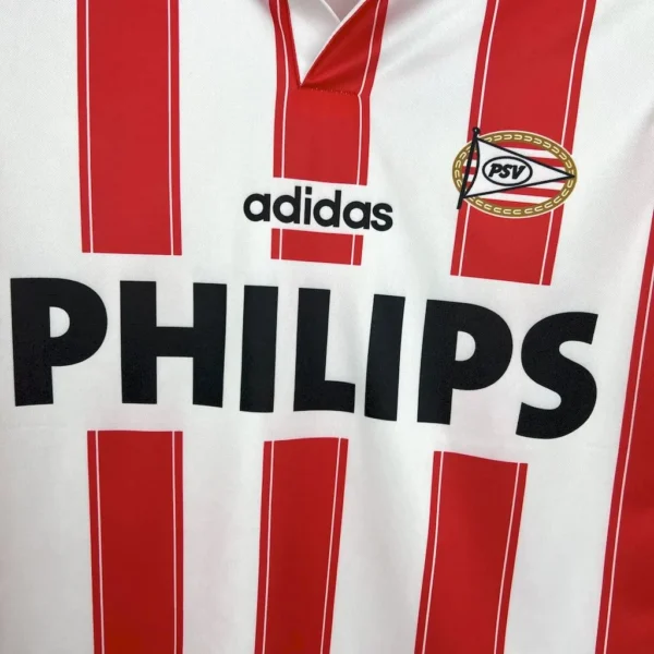 thqpqpojhcehrub Camisa Retrô PSV Home 1994/1995 Ronaldo 9 Adidas Vermelha - Imagem 3