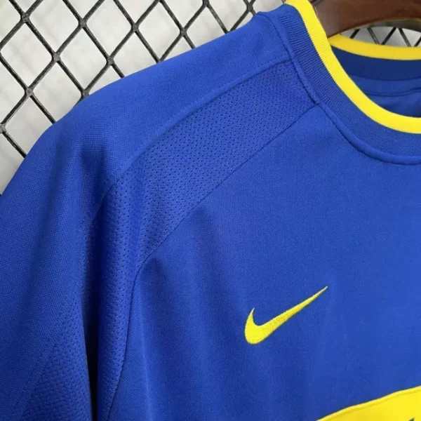 yg Camisa Retrô Boca Juniors Home 2001/2002 Nike Azul Amarela - Imagem 5