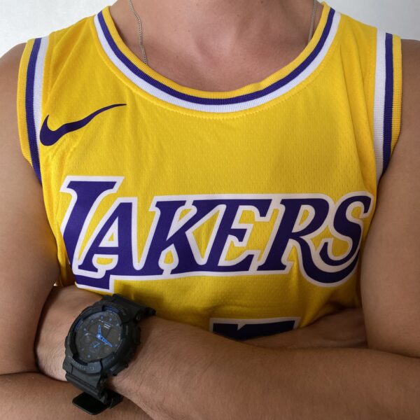 Camiseta Regata NBA Los Angeles Lakers 77 Luka Doncic Icon Edition Amarela 2025 Nike - Imagem 6