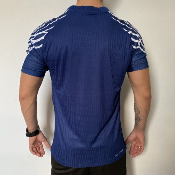 Camisa Paris Saint-Germain - PSG 4Th Versão Jogador 24/2025 Azul Jordan - Imagem 11