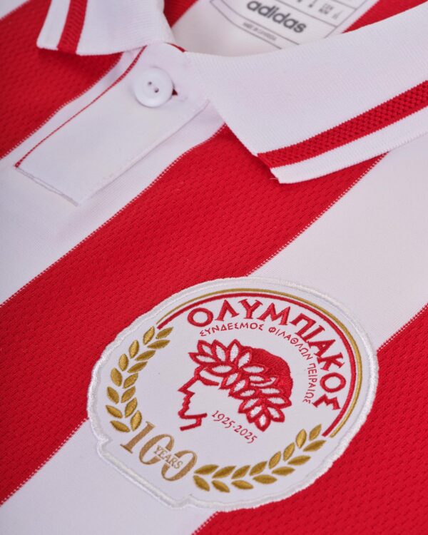 Olympiacos-lanca-camisa-de-100-anos-2 Camisa Olympiacos Home Especial 100 anos Versão Torcedor 2025/2026 Adidas - Imagem 5