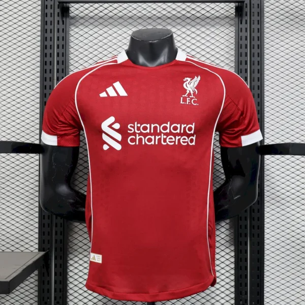 SNIOKASNK Camisa Liverpool Home Versão Jogador 2025/2026 Vermelha Adidas - Imagem 17