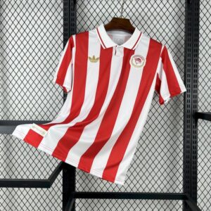Camisa Olympiacos Home Especial 100 anos Versão Torcedor 2025/2026 Adidas