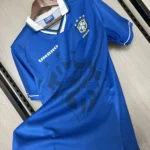 Camisa Retrô Clássica Seleção Brasileira Brasil – Versão Torcedor Umbro – Azul – 1994 - Imagem 4