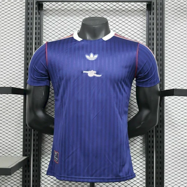 grgejjiohfgrf Camisa Arsenal Terrace Icons Unissex 25/2026 Azul Adidas - Imagem 1