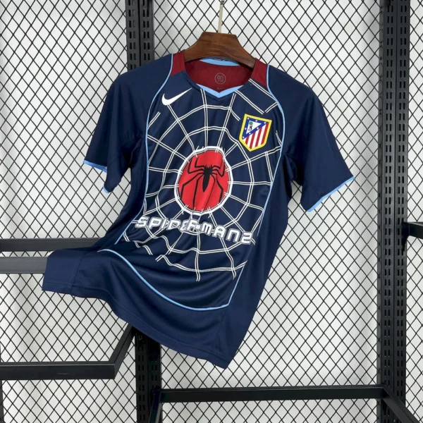 0ae26822_800x Camisa Retrô Atletico de Madrid Away Especial Spider Torcedor 2004/2005 Nike Total 90 - Imagem 1