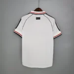Camisa Retrô Clássica Seleção França Away 1998 Adidas Branca - Imagem 5