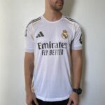 Camisa Real Madrid Home Versão Jogador 2025/2026 Adidas Branca - Imagem 2