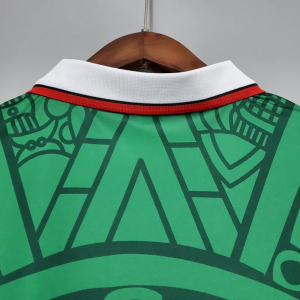 4a3c37d1_800x Camisa Retrô Clássica Seleção México Home 1998 Verde - Imagem 6
