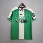 Camisa Retrô Clássica Seleção Nigéria Home 1998 Verde