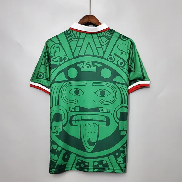 9a05d06d_800x Camisa Retrô Clássica Seleção México Home 1998 Verde - Imagem 5