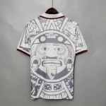 Camisa Retrô Clássica Seleção México Away 1998 Branca - Imagem 5