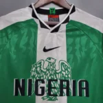 Camisa Retrô Clássica Seleção Nigéria Home 1998 Verde - Imagem 2