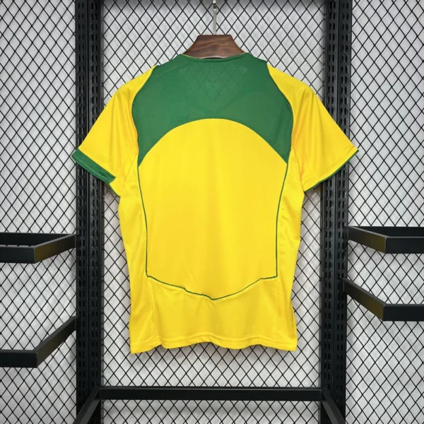 Camisa Retrô Clássica Seleção Brasileira Brasil – Nike – Amarela – 2004 – Total 90 - Imagem 7