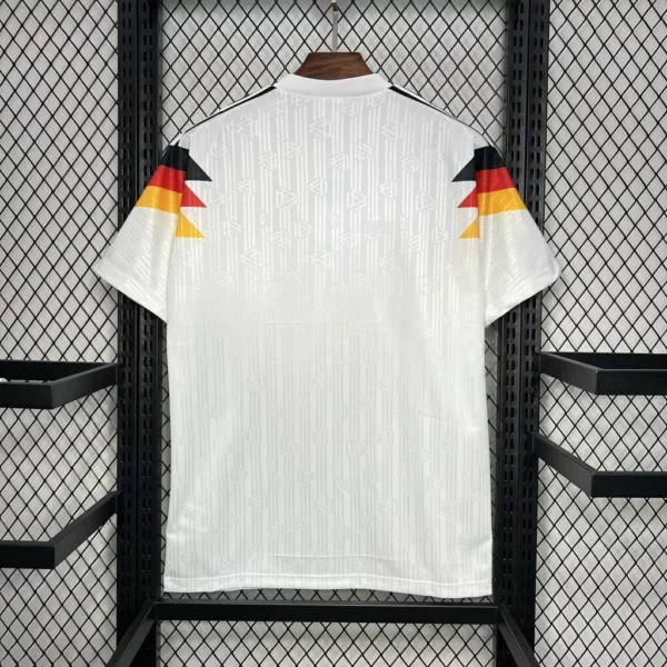 byegbenlkglihethbbhs Camisa Retrô Clássica Seleção Alemanha Home 1990 Adidas - Imagem 5