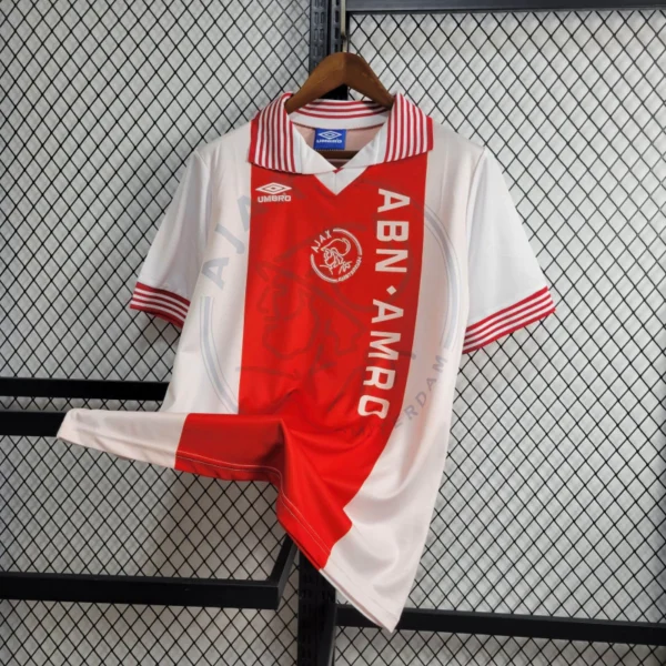 hiewrhibweibf Camisa Retrô Ajax Home 1995/1996 Umbro - Imagem 3