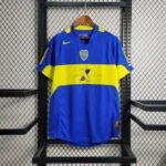 Camisa Retrô Boca Juniors Home Centenário 2005 Nike Azul Amarela