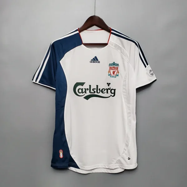 neofkwenkf Camisa Retrô Liverpool Away Torcedor 2006/2007 Adidas - Imagem 1