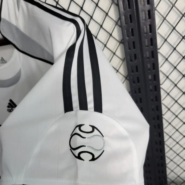nfejkgjbebg Camisa Retrô Real Madrid Home 2006/2007 Adidas Branca - Imagem 7
