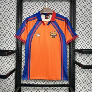 Camisa Retrô Barcelona Away 1998 Kappa