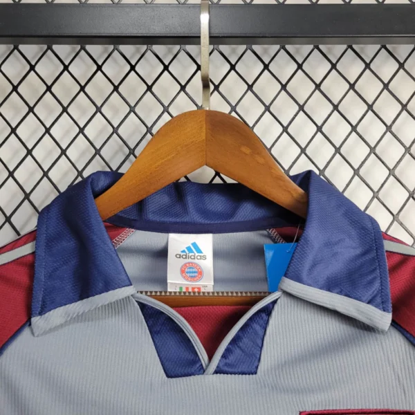 qwduifbr ei lmf Camisa Retrô Bayern Munique Away Torcedor 1998/1999 Adidas - Imagem 7