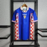 Camisa Retrô Clássica Seleção Croácia Away 1998 Lotto
