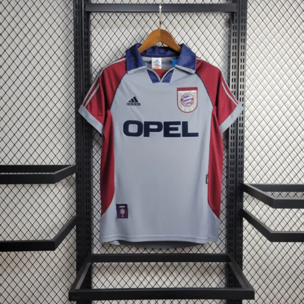 uevfe wbv Camisa Retrô Bayern Munique Away Torcedor 1998/1999 Adidas - Imagem 1