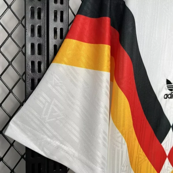 uhfuirggbekbfawhbfye Camisa Retrô Clássica Seleção Alemanha Home 1990 Adidas - Imagem 4