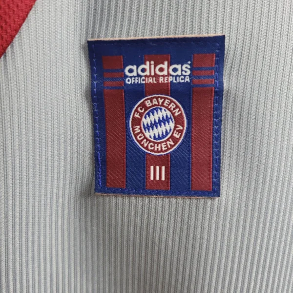 unf be bkr jhkjf Camisa Retrô Bayern Munique Away Torcedor 1998/1999 Adidas - Imagem 6