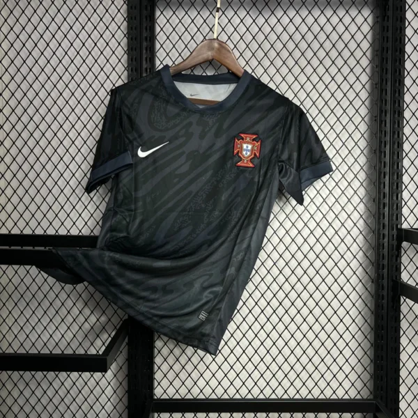 Camisa Seleção Portugal Goleiro 2024/25 Nike Preta - Imagem 2