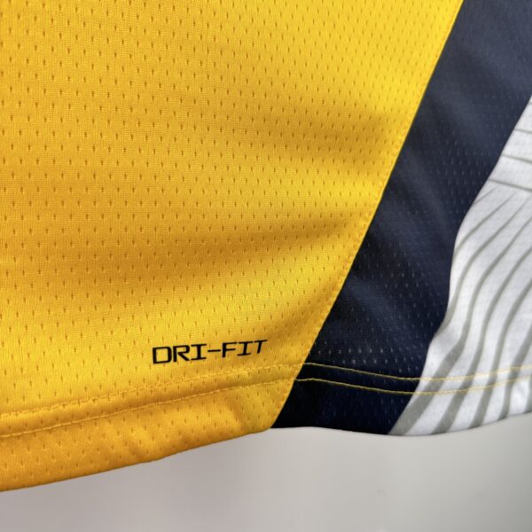 0e6040e0 Camiseta Regata Basquete NBA Indiana Pacers 0 Tyrese Haliburton Statement Edition 2025 Amarela Jordan - Imagem 6