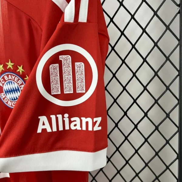 Camisa Bayern Munique Home Versão Torcedor 25/2026 Adidas Vermelho - Imagem 2