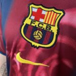 Camisa Barcelona Travis Scott Skeleton Oversized Retrô - 2000/2001 - Azul Grená - Imagem 3