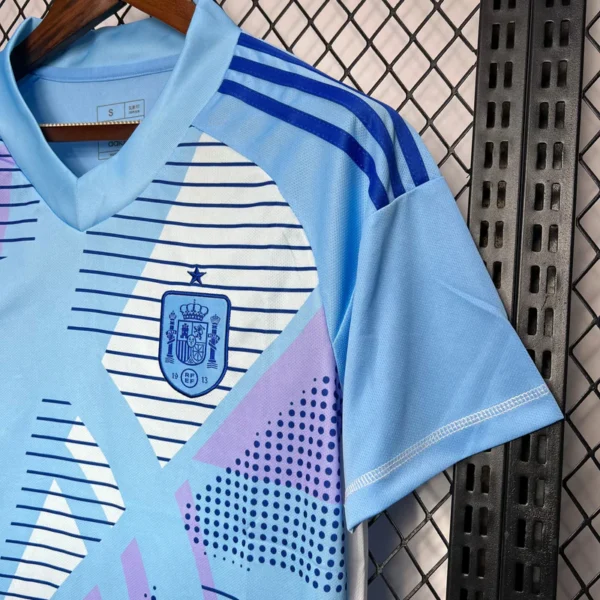 Camisa Seleção Espanha Goleiro 2024/25 Adidas Azul - Imagem 4