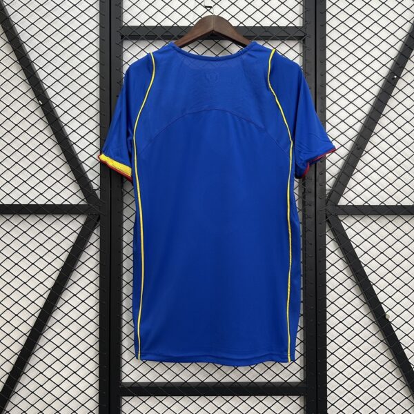 4437ca13-cb9a2f6b1171e3b31b17445810641960-1024-1024 Camisa Rêtro Arsenal Away 2004/2005 Nike - Azul - Total 90 - Imagem 5