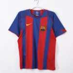 Camisa Retrô Barcelona Home 2004/2005 Nike - Total 90 - Azul Grená