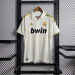 Camisa Retrô Real Madrid Home 2011/2012 Adidas Branca - Imagem 3